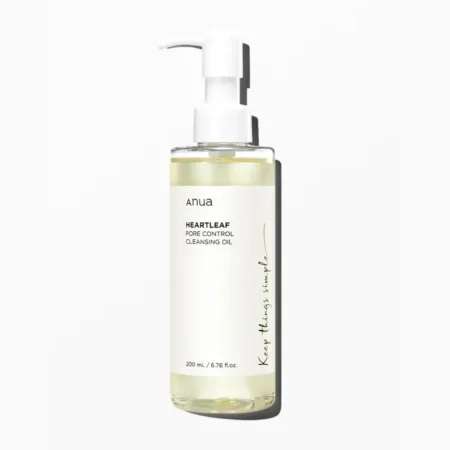 غسول انوا الزيتي بخلاصة الهارتليف للتحكم في المسام – ANUA Heartleaf Pore Control Cleansing Oil 200ml