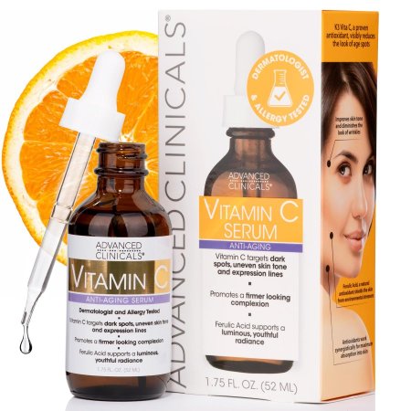  سيروم الفيتامين سي من ادفانسد كلينيكالز - ADVANCED CLINICALS Vitamin C Anti-aging Serum