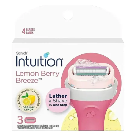 شفرات شِك إنتويشن بيور نوريشمنت – 3 قطع - Schick Intuition Lemon Berry Breeze