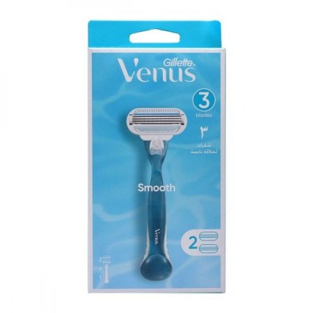 ماكينة فينوس تحتوي على 3 شفرات نعومة وسلاسة - Gillette Venus Smooth