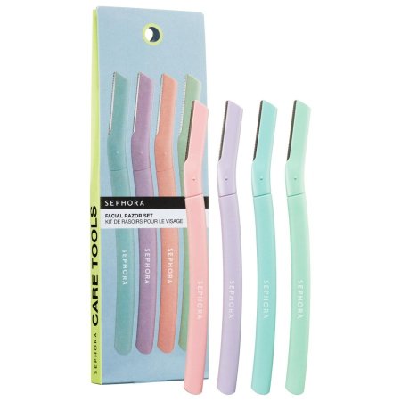 مجموعة شفرات سيفورا للوجه ٤ قطع -  Sephora Collection Facial Razor