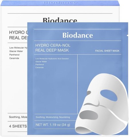 ماسك بيودانس الازرق عناية شاملة BIODANCE Hydro Cera-nol Real Deep Mask