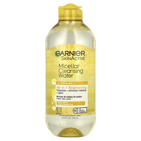 غارنييه مزيل مكياج ماء ميسيلار بفيتامين سي - 400 مل | Garnier Micellar Brightening Water With Vitamin C - 400ml