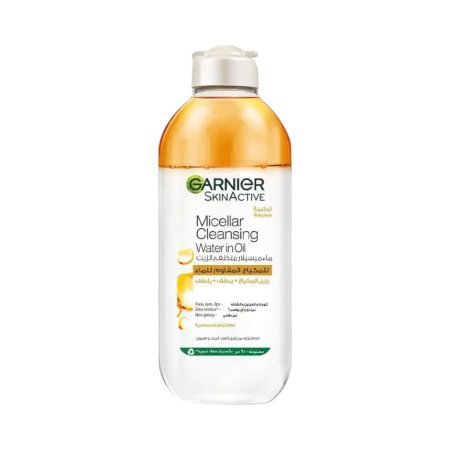 غارنييه مزيل مكياج ماء ميسيلار زيت في ماء - 400 مل | Garnier Micellar Cleansing Water In Oil - 400ml