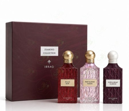 إبراق دايموند مجموعة للجنسين3 قطع | MAROON DIAMOND COLLECTION IBRAQ
