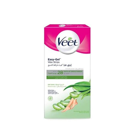 شرائح شمع فيت لإزالة الشعر للبشرة الجافة 20 شريحة | Veet